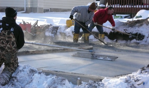 بتن ریزی در هوای سرد - ضد یخ بتن